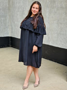 Sukienka z falbaną Stylowa XL