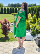 Sukienka z odsłoniętymi ramionami Stylowa XL