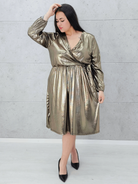 Sukienka z połyskiem Stylowa XL