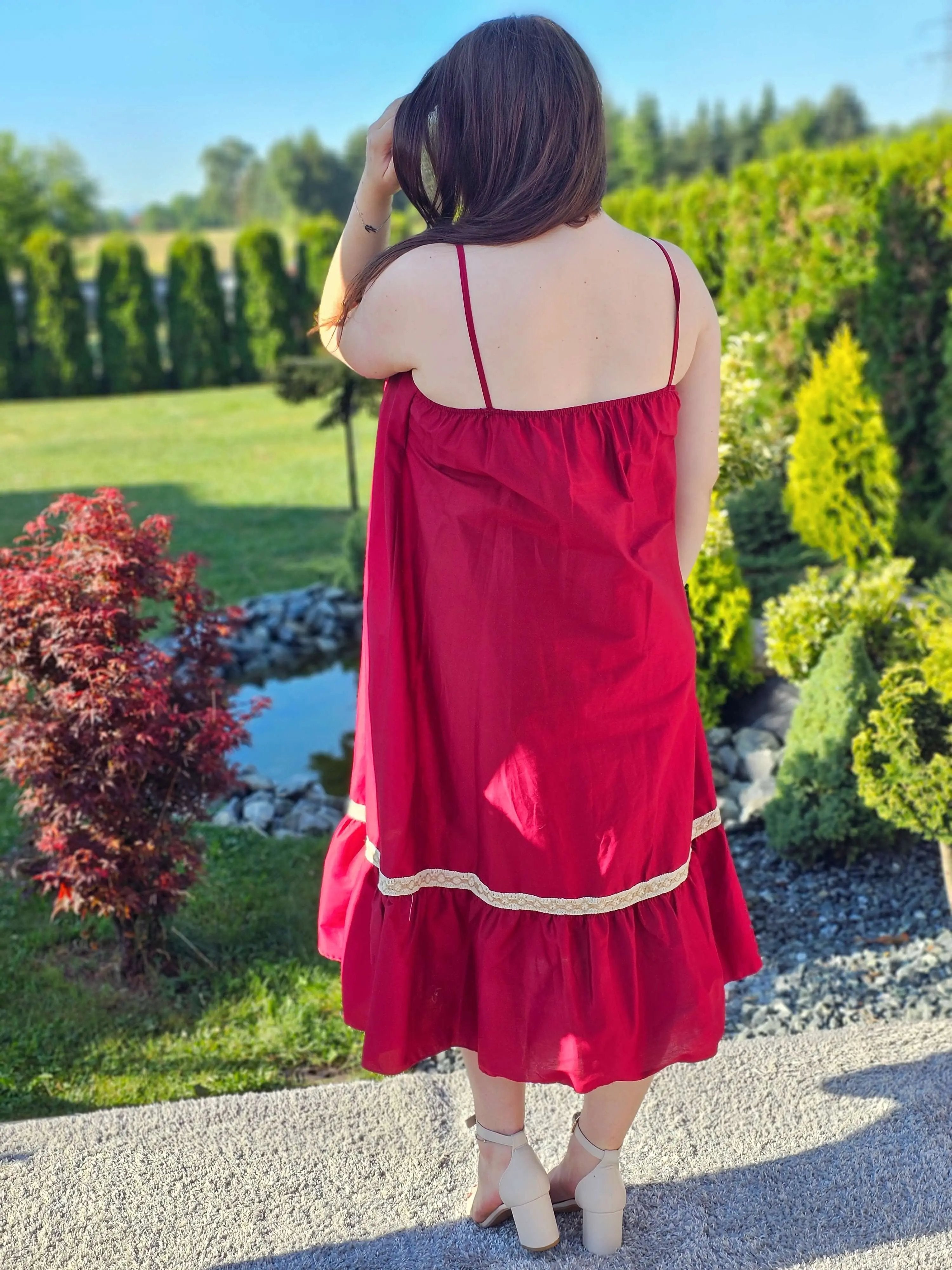 Sukienka z wiązaniem Stylowa XL