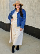 Sukienka z wiązaniem w talii Stylowa XL