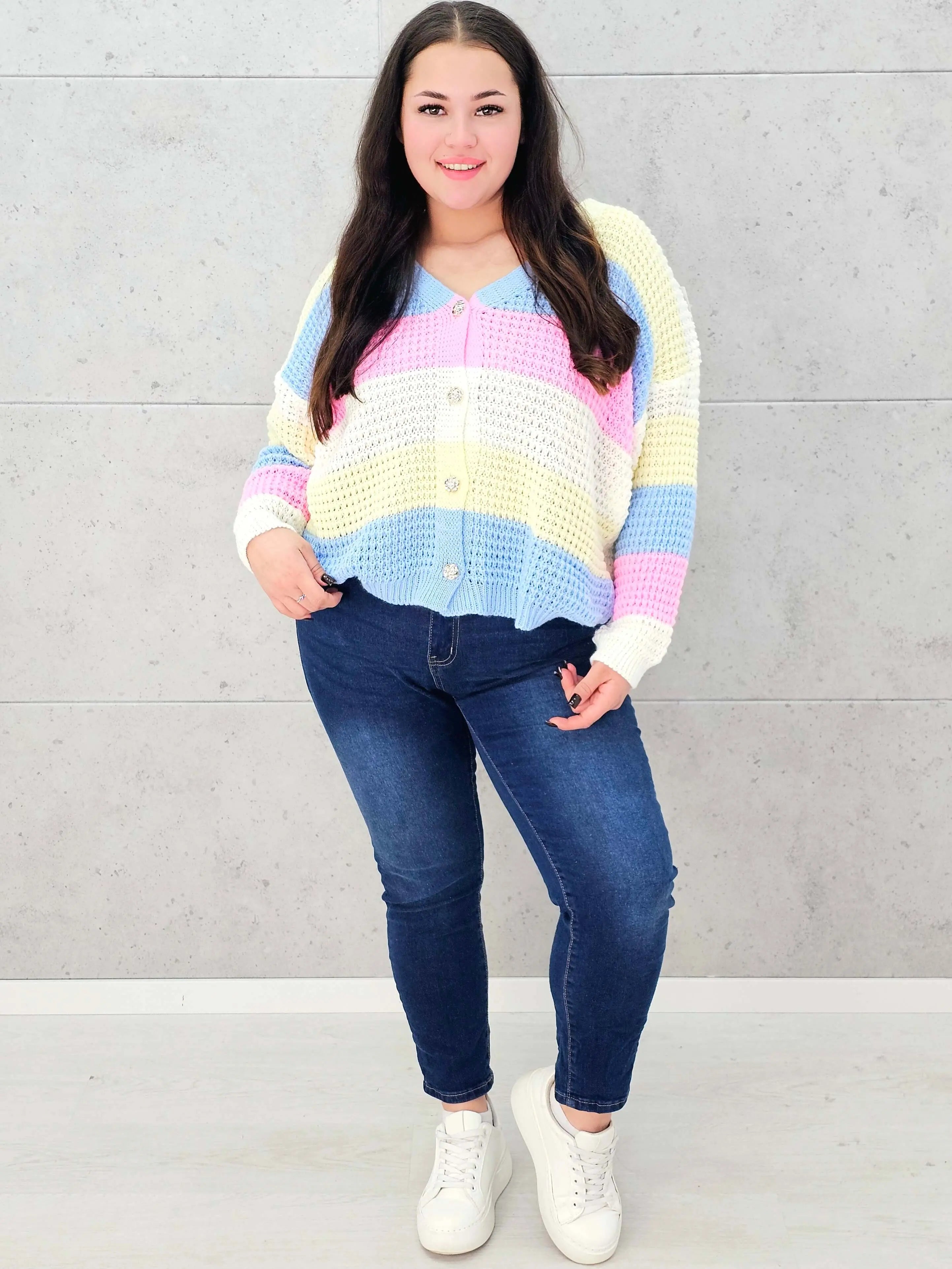 Sweter Plus Size StylowaXL – Kolor, Komfort i Styl dla Kobiet XXL Stylowa XL