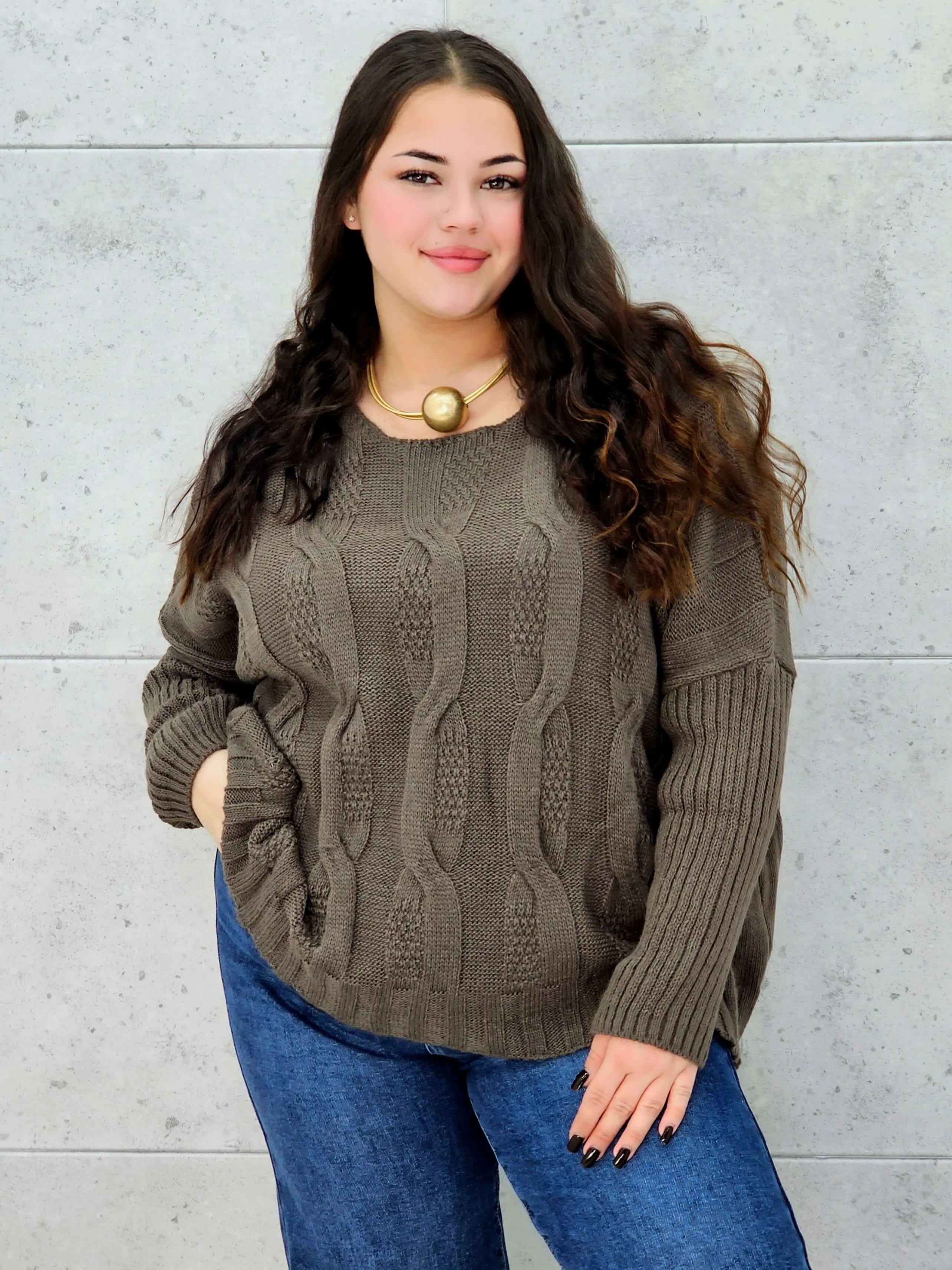 Sweter plus size StylowaXL – ciepło, styl i kobiecy komfort w jednym - Stylowa XL