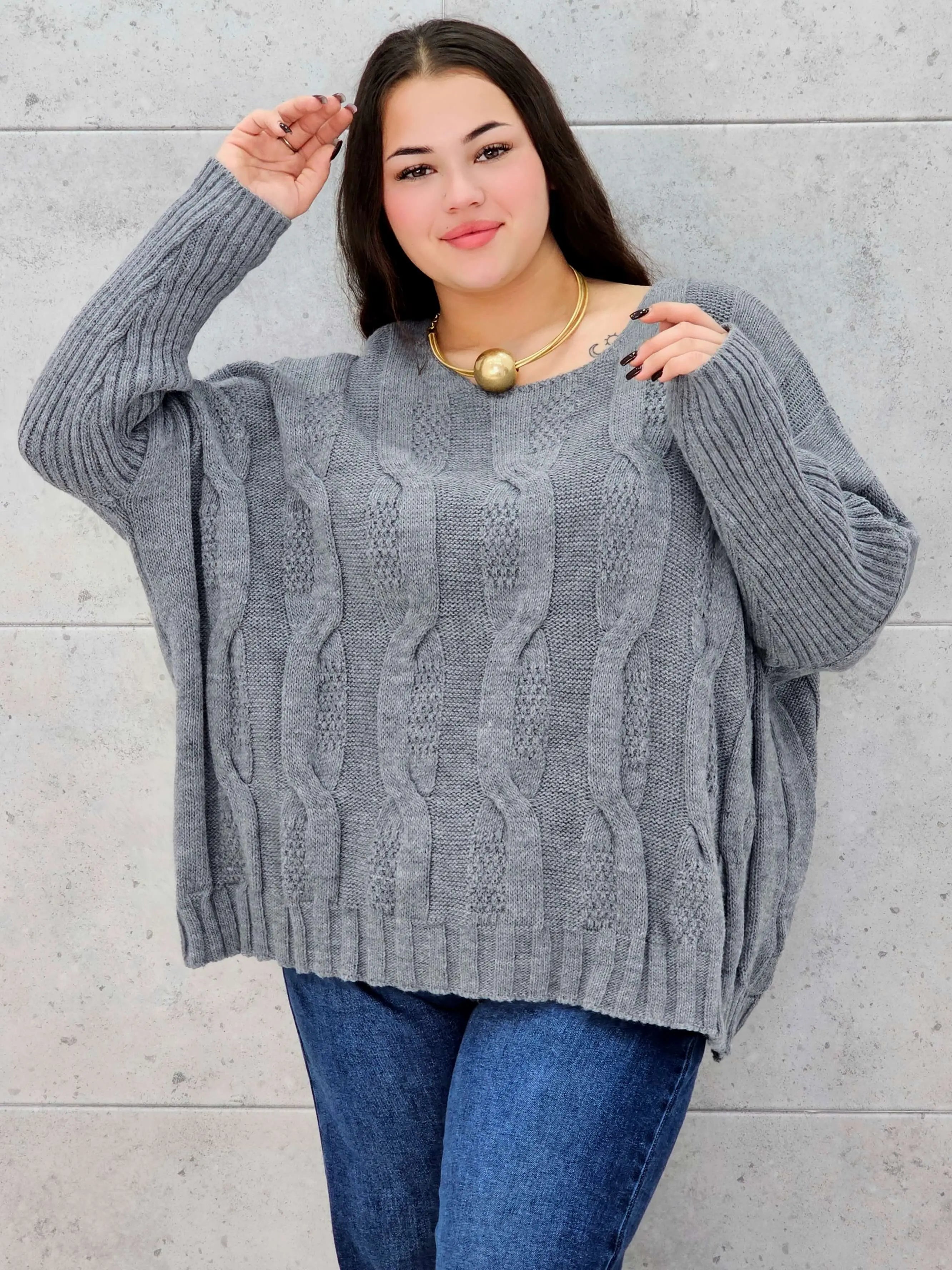 Sweter plus size StylowaXL – ciepło, styl i kobiecy komfort w jednym - Stylowa XL