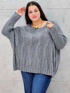 Sweter plus size StylowaXL – ciepło, styl i kobiecy komfort w jednym - Stylowa XL