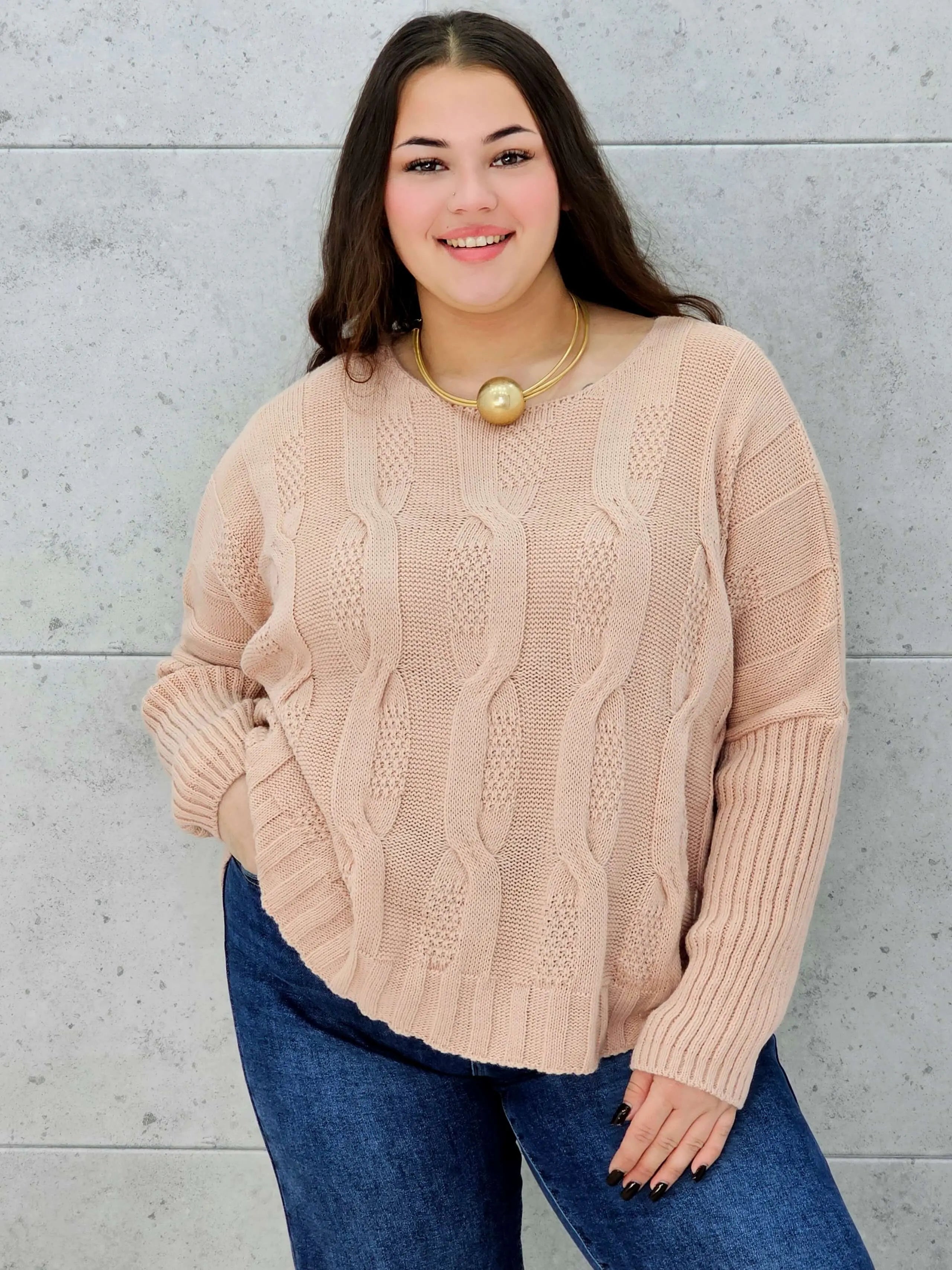 Sweter plus size StylowaXL – ciepło, styl i kobiecy komfort w jednym - Stylowa XL