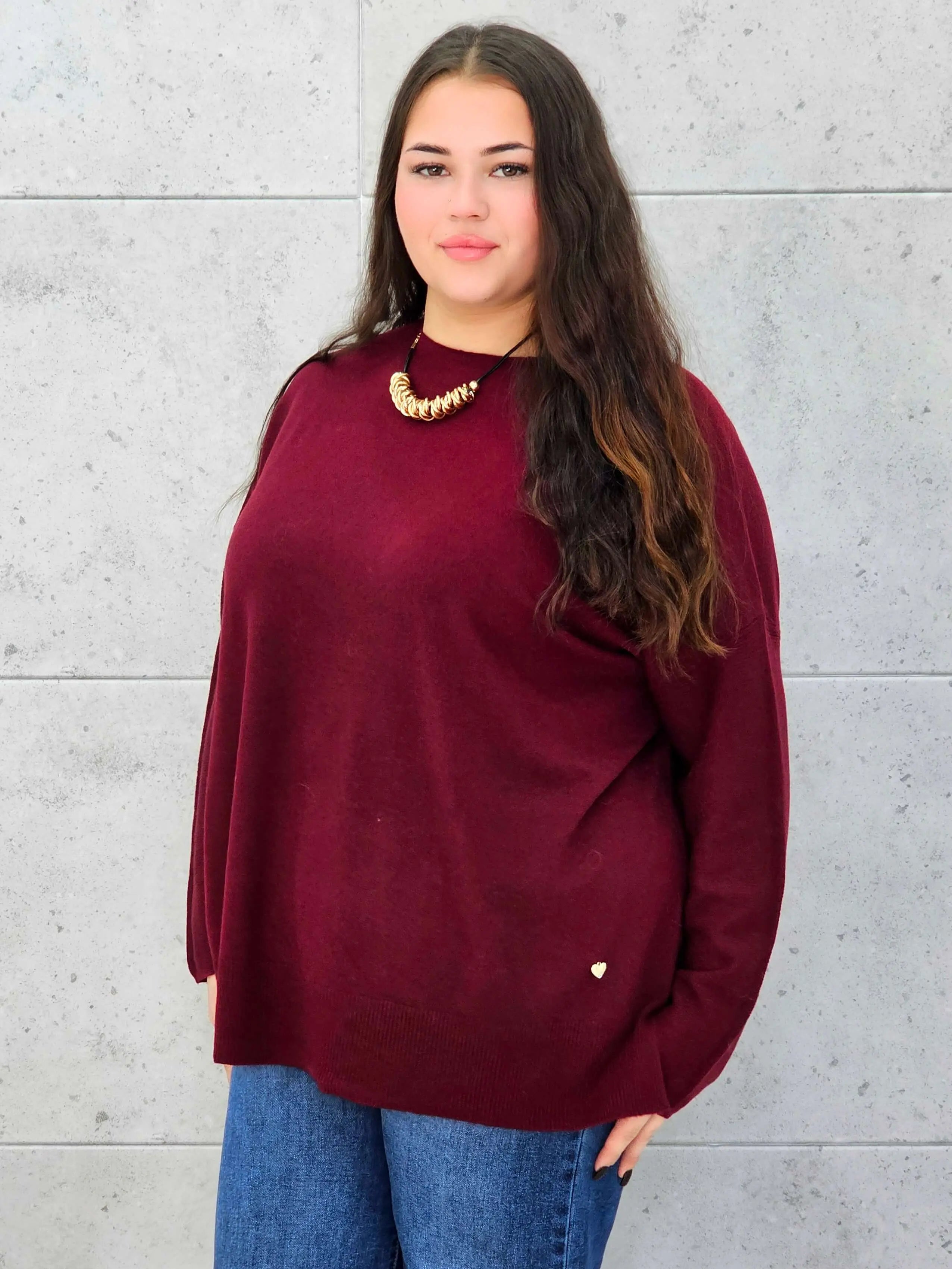 Sweter plus size StylowaXL – klasyka i komfort w wielu kolorach - Stylowa XL