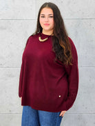 Sweter plus size StylowaXL – klasyka i komfort w wielu kolorach - Stylowa XL