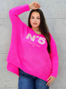 Sweter plus size z aplikacją – styl i wygoda w jednym  Stylowa XL Stylowa XL