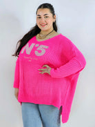 Sweter plus size z aplikacją – styl i wygoda w jednym  Stylowa XL Stylowa XL
