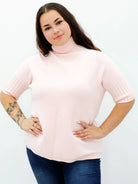 Sweter plus size z golfem – miękki, kobiecy i stylowy Stylowa XL