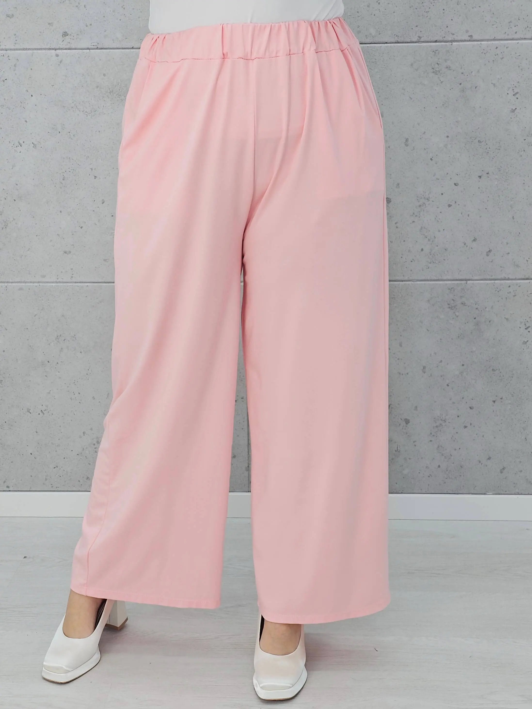 Szerokie spodnie palazzo Stylowa XL