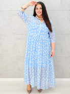 Szyfonowa sukienka plus size w grochy – lekkość i elegancja  Stylowa XL Stylowa XL