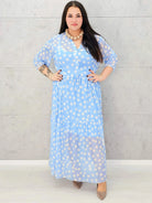 Szyfonowa sukienka plus size w grochy – lekkość i elegancja  Stylowa XL Stylowa XL