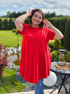 Tunika "Elegancka Swoboda"- 6 kolorów Stylowa XL