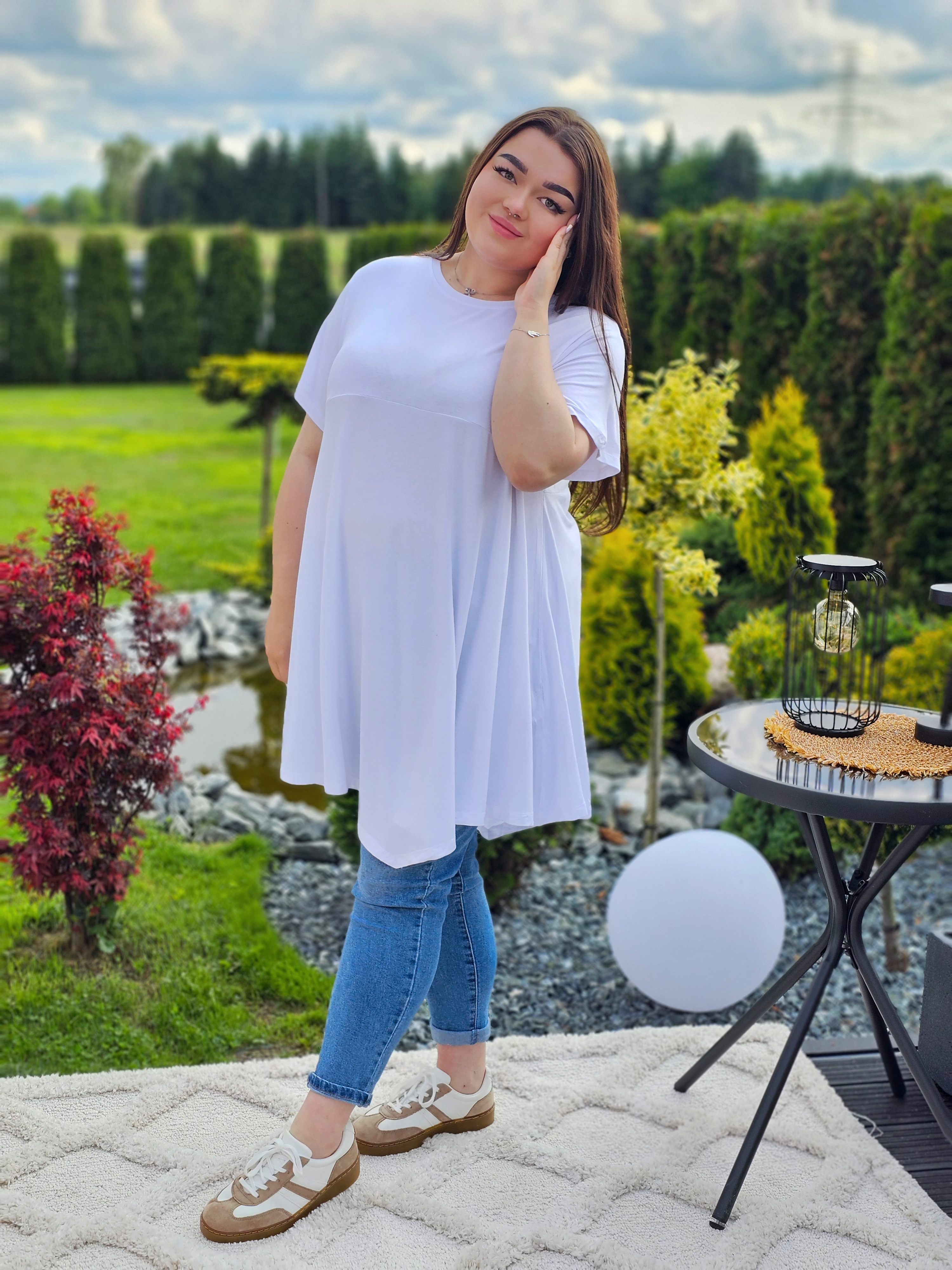 Tunika "Elegancka Swoboda"- 6 kolorów Stylowa XL