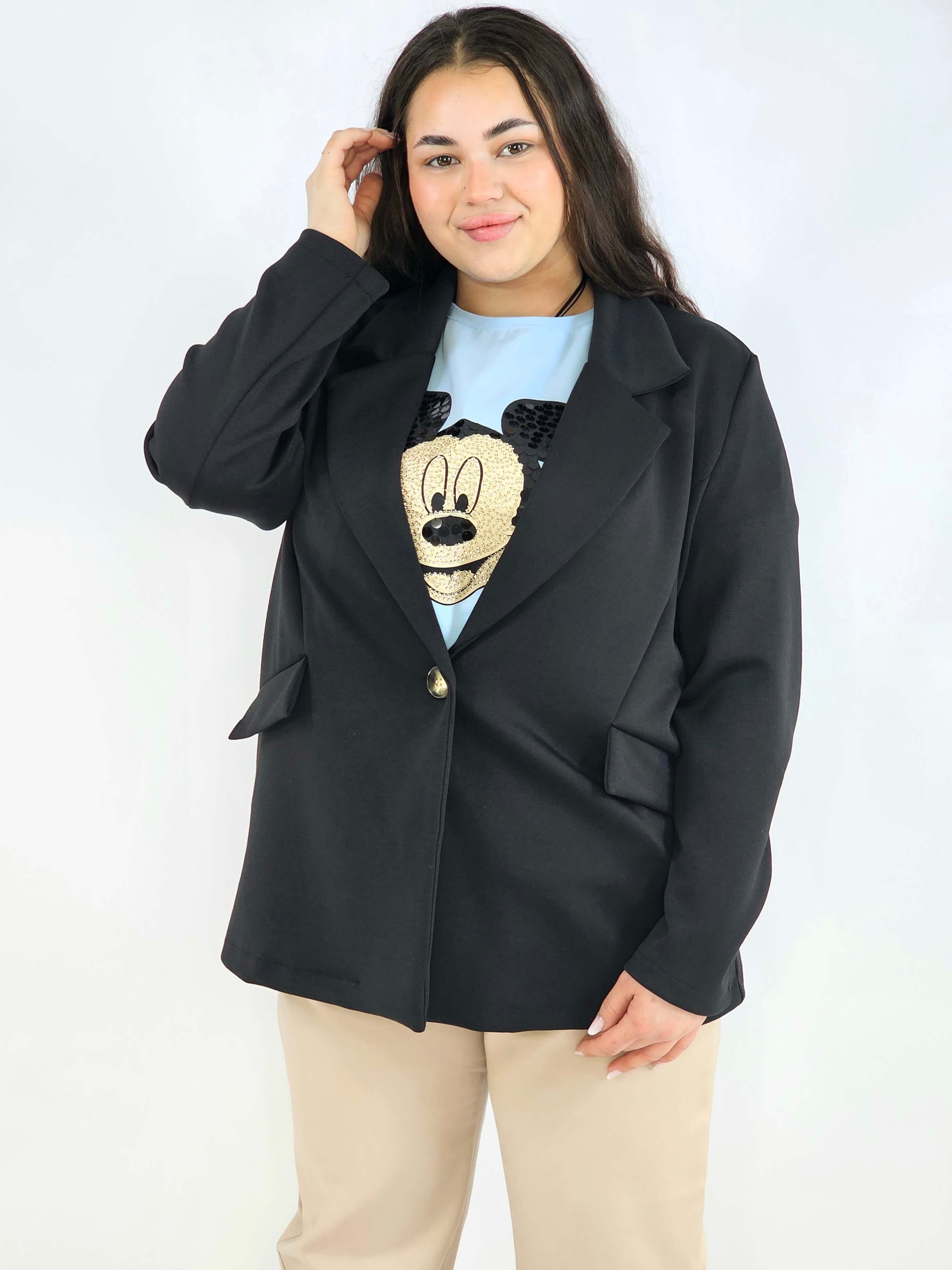 Żakiet plus size o klasycznym kroju – wygodny i stylowy Stylowa XL