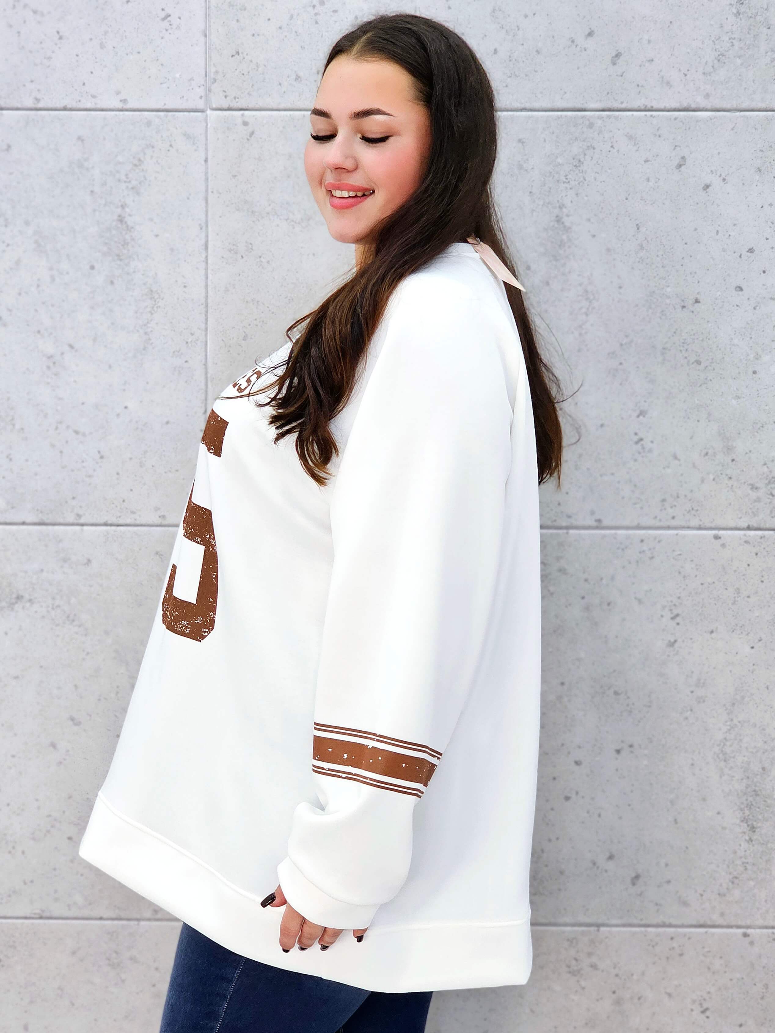 Bluza Plus Size oversize XXL Stylowa XL