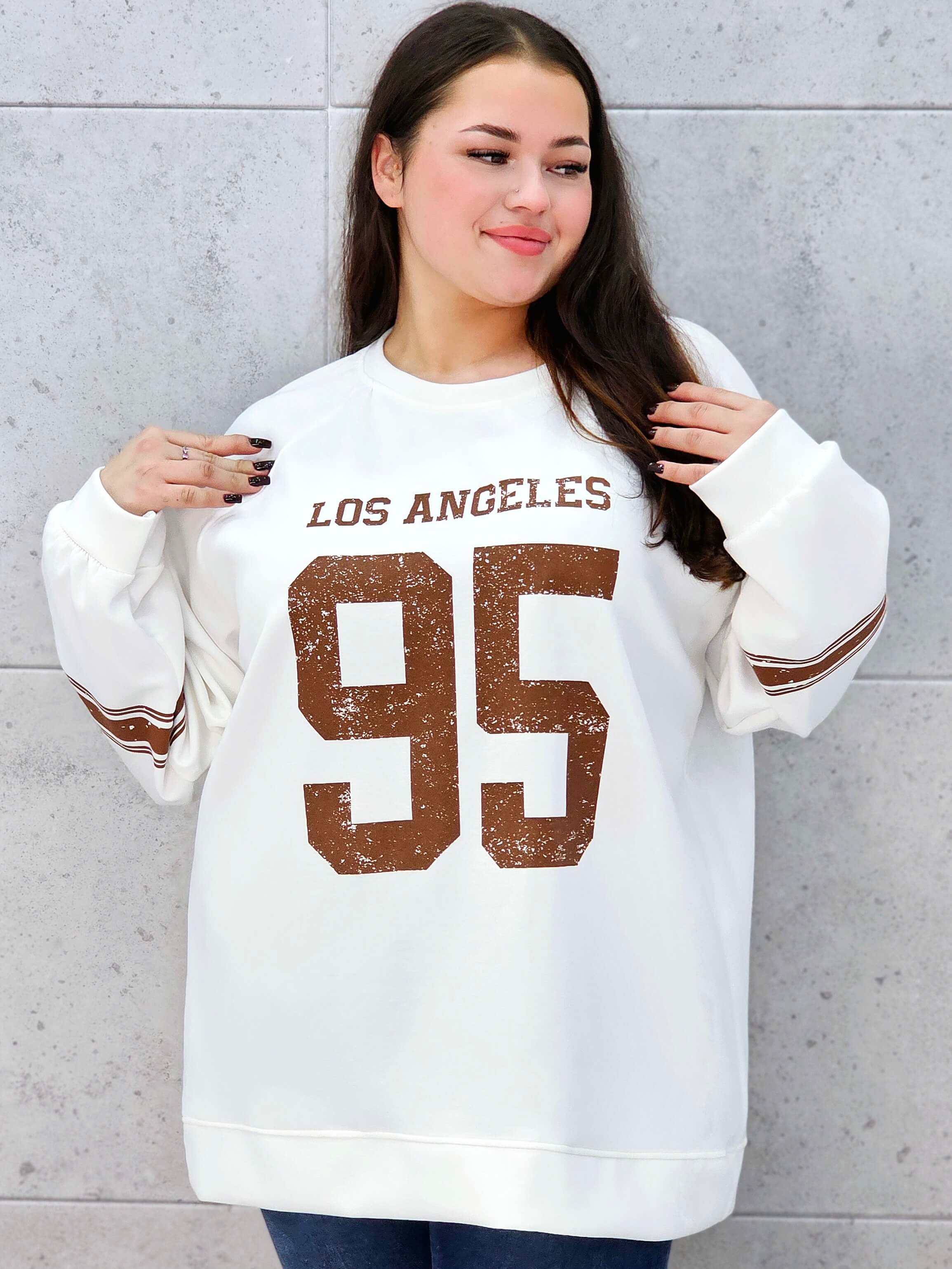 Bluza Plus Size oversize XXL Stylowa XL