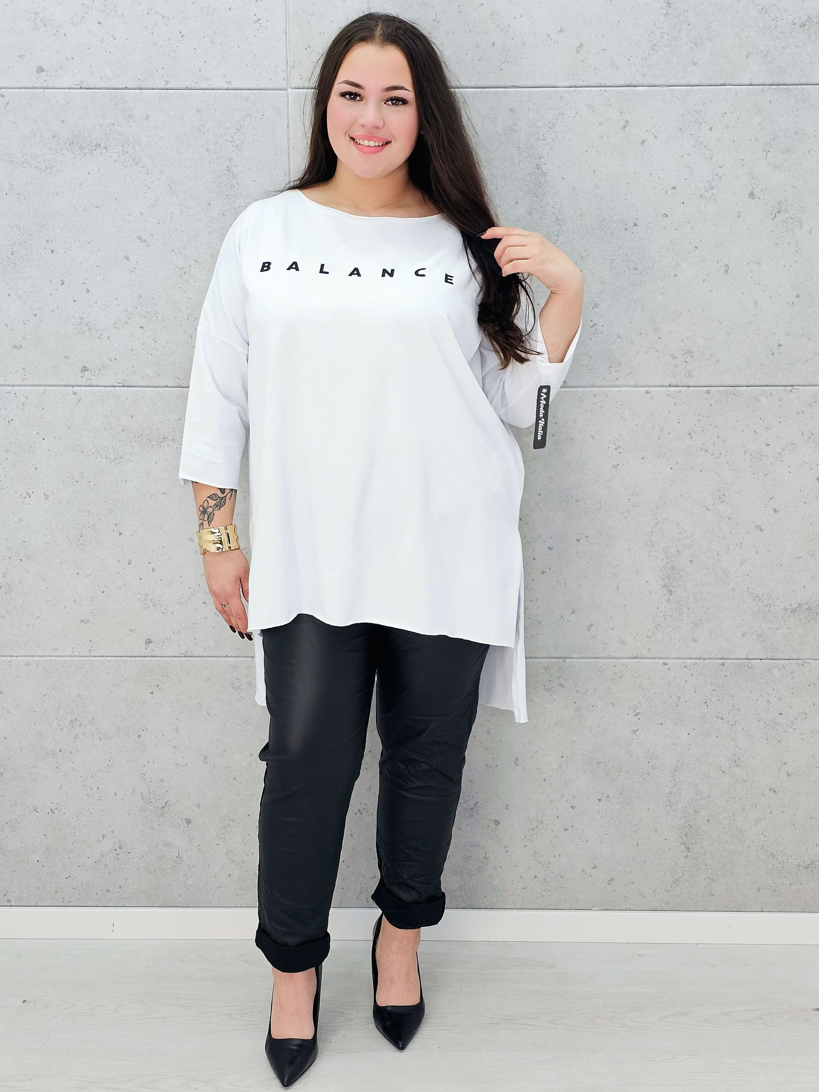 Bluzka BALANCE oversize plus size Stylowa XL