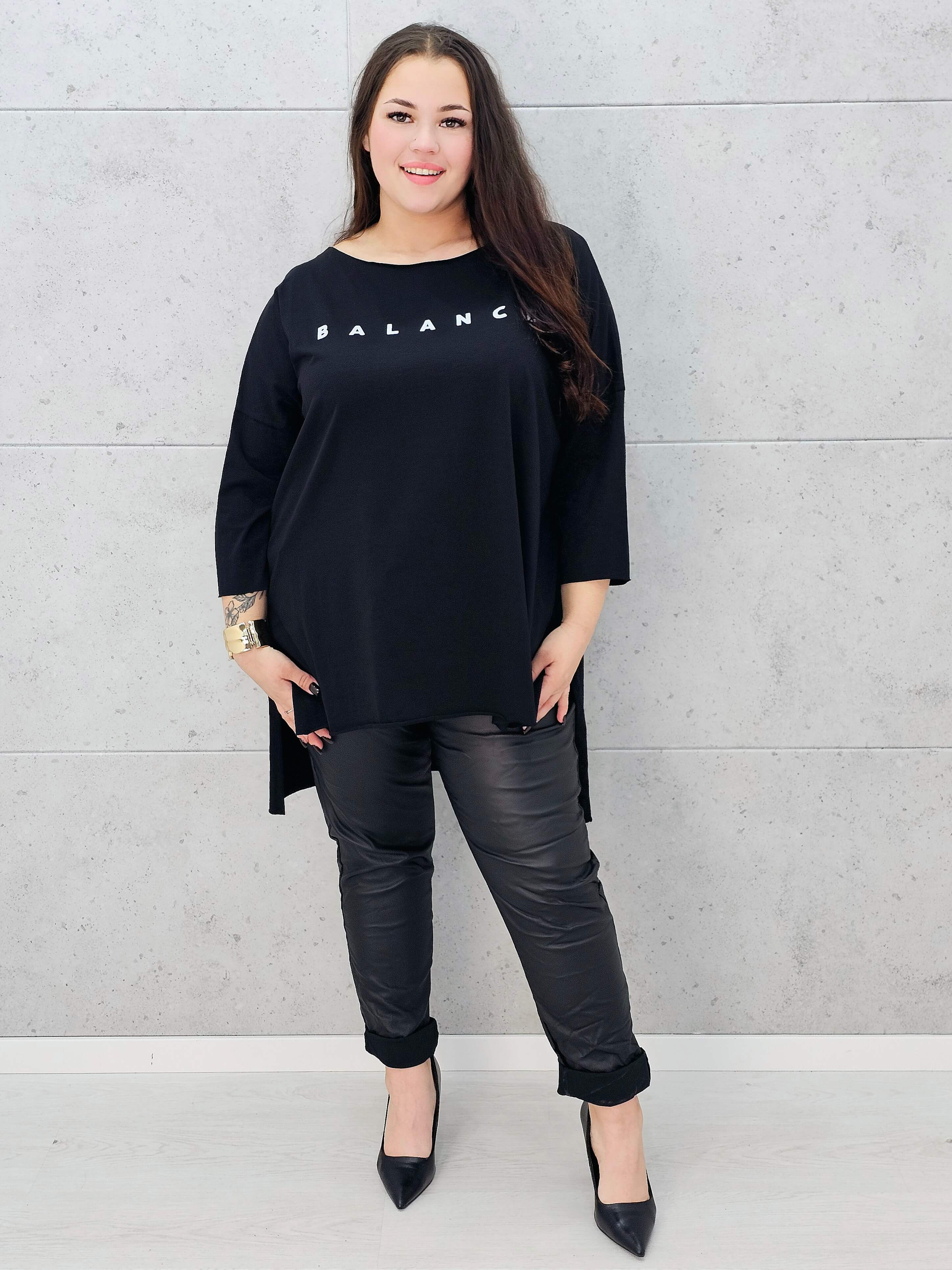 Bluzka BALANCE oversize plus size Stylowa XL