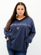 Bluzka oversize „La vie est belle” Stylowa XL