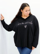 Bluzka oversize „La vie est belle” Stylowa XL