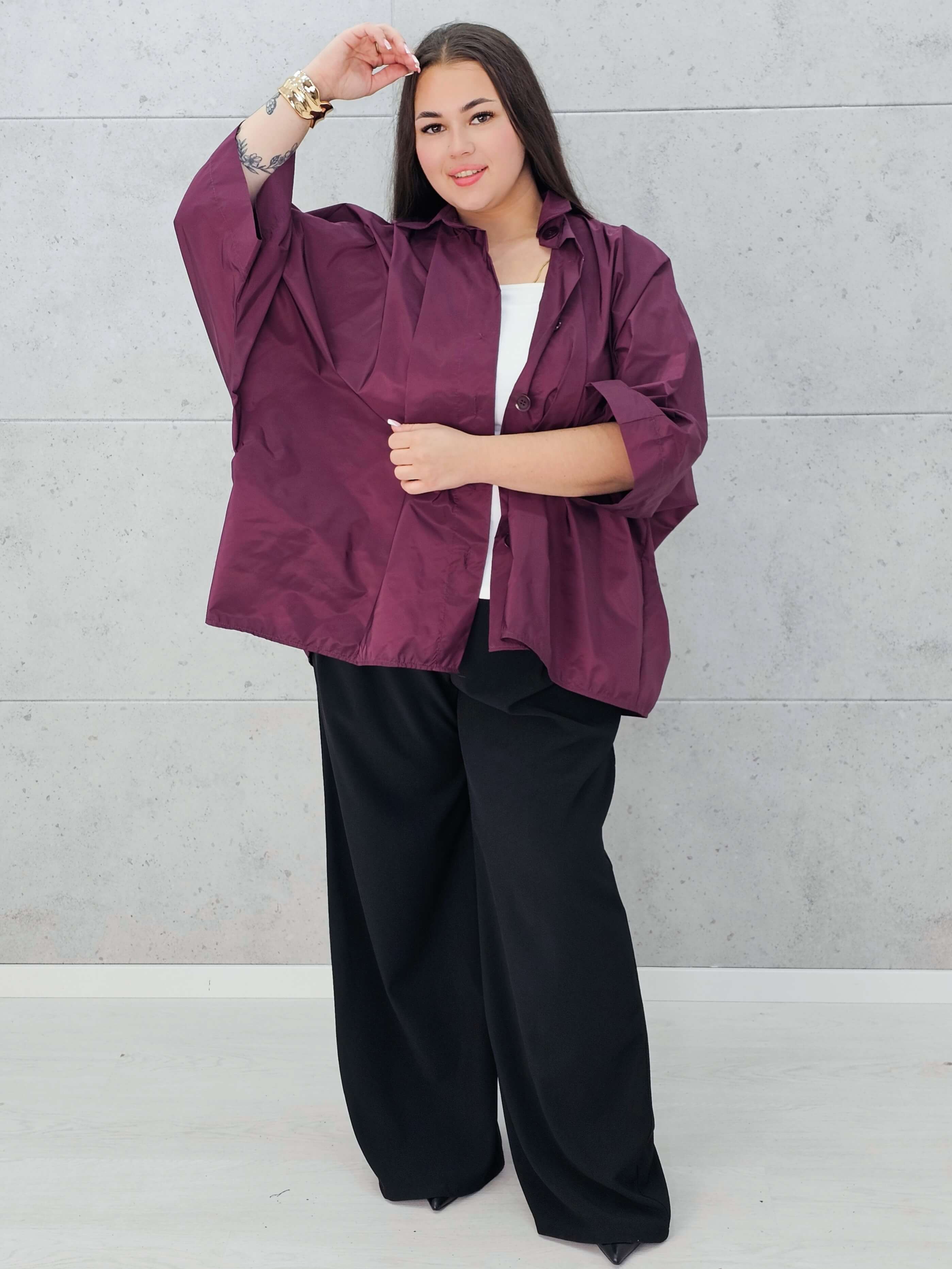 Luźna marynarka oversize Stylowa XL