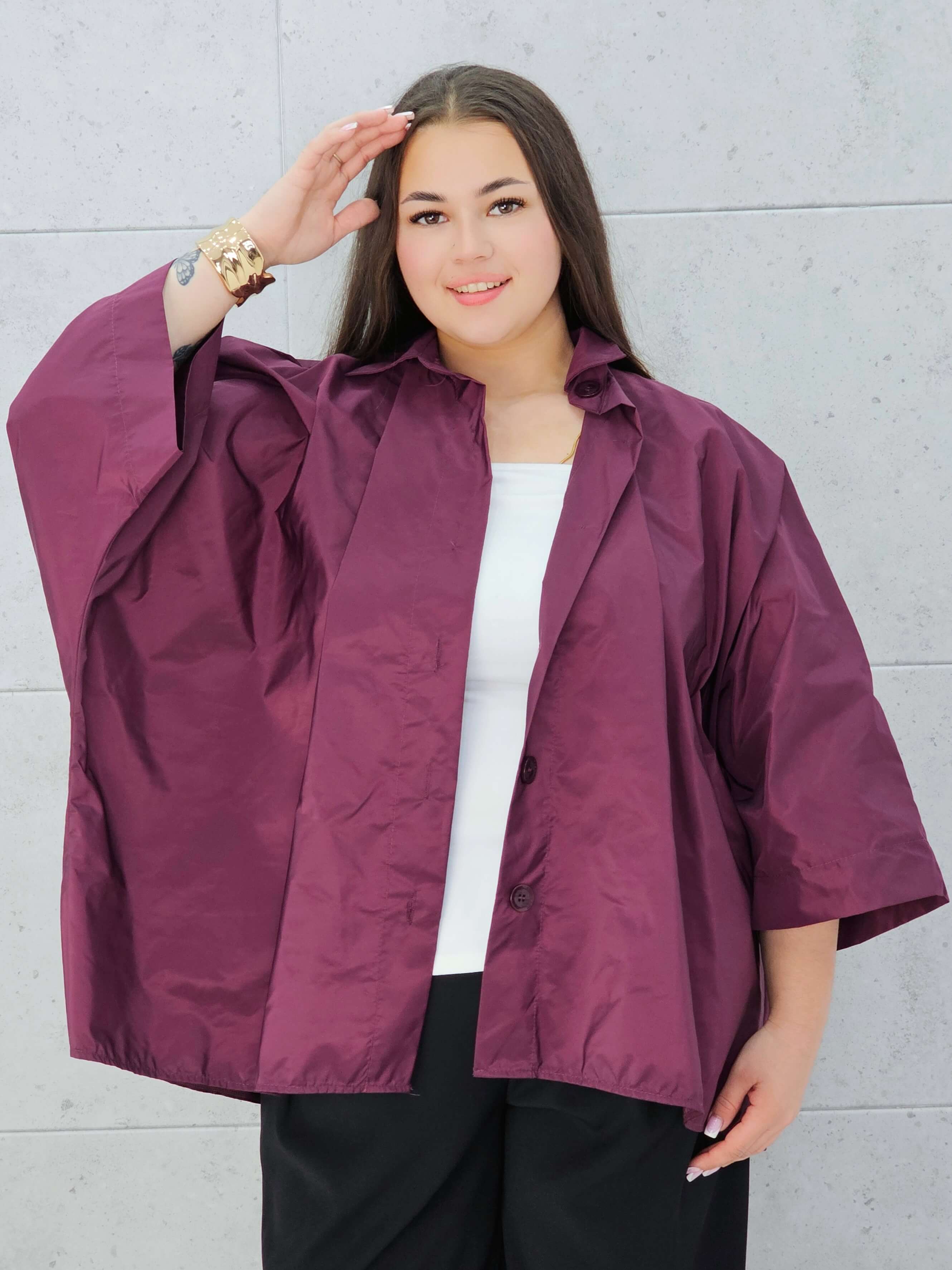 Luźna marynarka oversize Stylowa XL