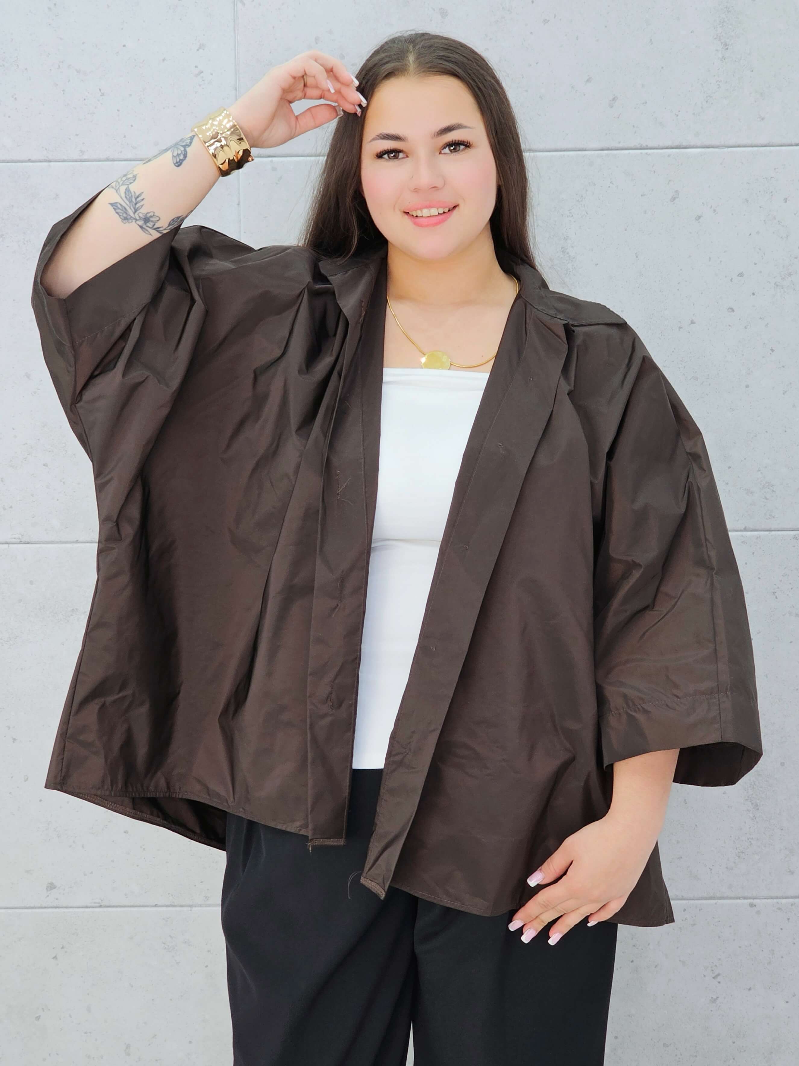 Luźna marynarka oversize Stylowa XL
