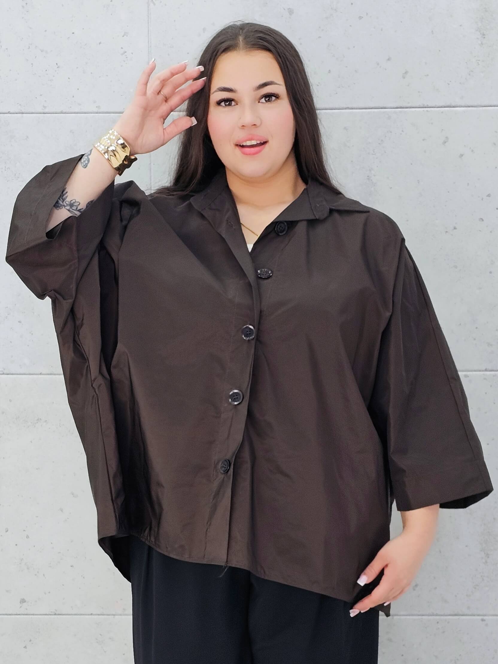 Luźna marynarka oversize Stylowa XL