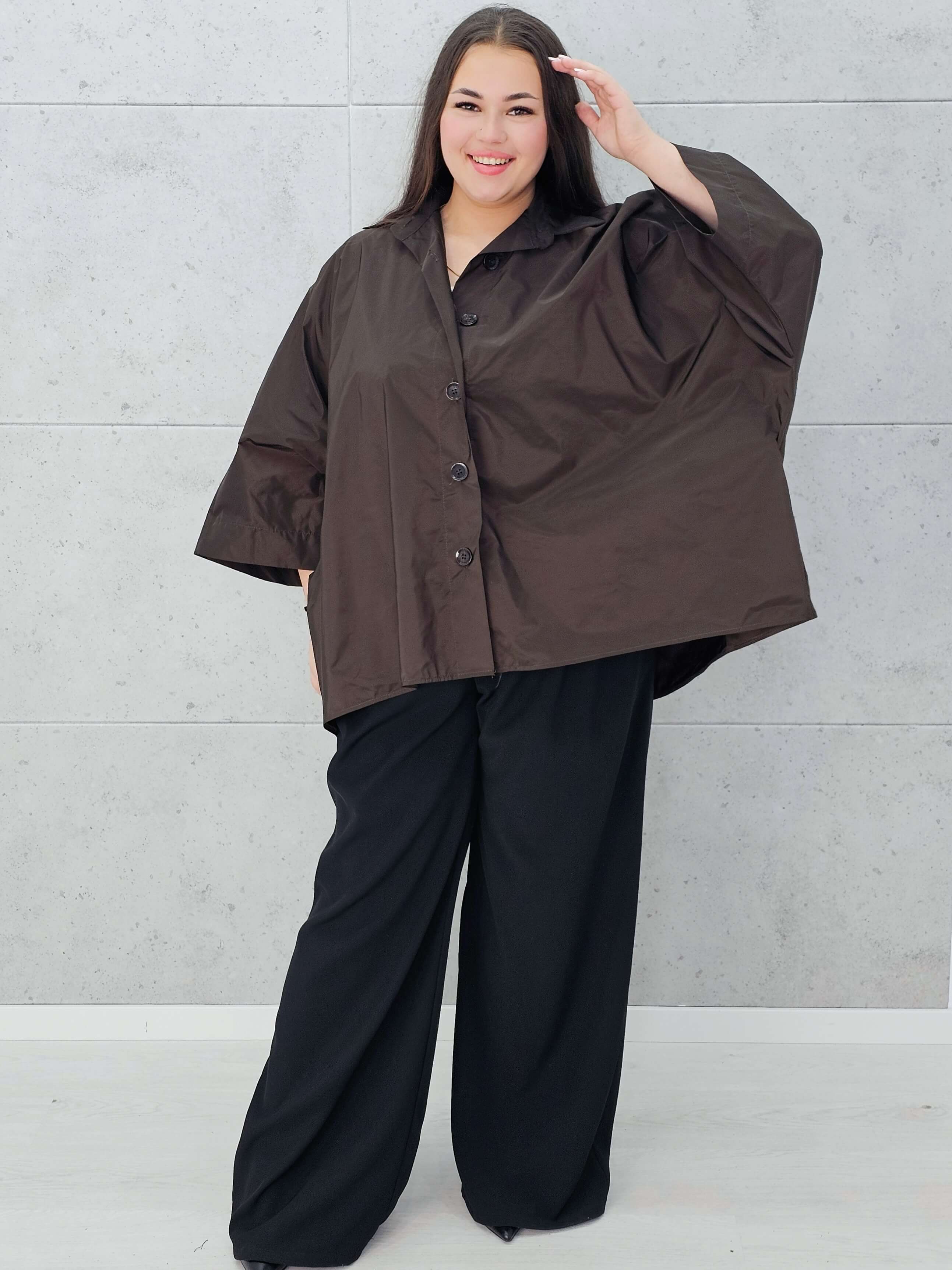 Luźna marynarka oversize Stylowa XL