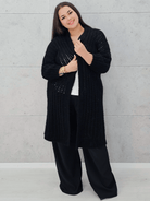 Długi kardigan oversize z grubym splotem. Stylowa XL