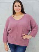 Sweter oversize z miękkiej dzianiny Stylowa XL