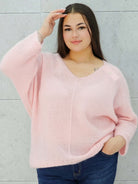 Sweter oversize z miękkiej dzianiny Stylowa XL