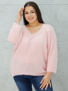 Sweter oversize z miękkiej dzianiny Stylowa XL