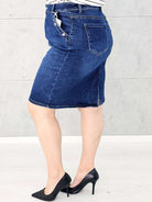 Spódnica jeansowa StylowaXL – kobiecy fason w modzie plus size Stylowa XL