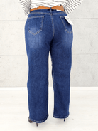 Spodnie jeansowe StylowaXL Wide Leg – eleganckie spodnie plus size o szerokim kroju Stylowa XL