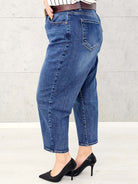 Spodnie jeansowe StylowaXL Mom Fit – wygodne i modne spodnie plus size Stylowa XL