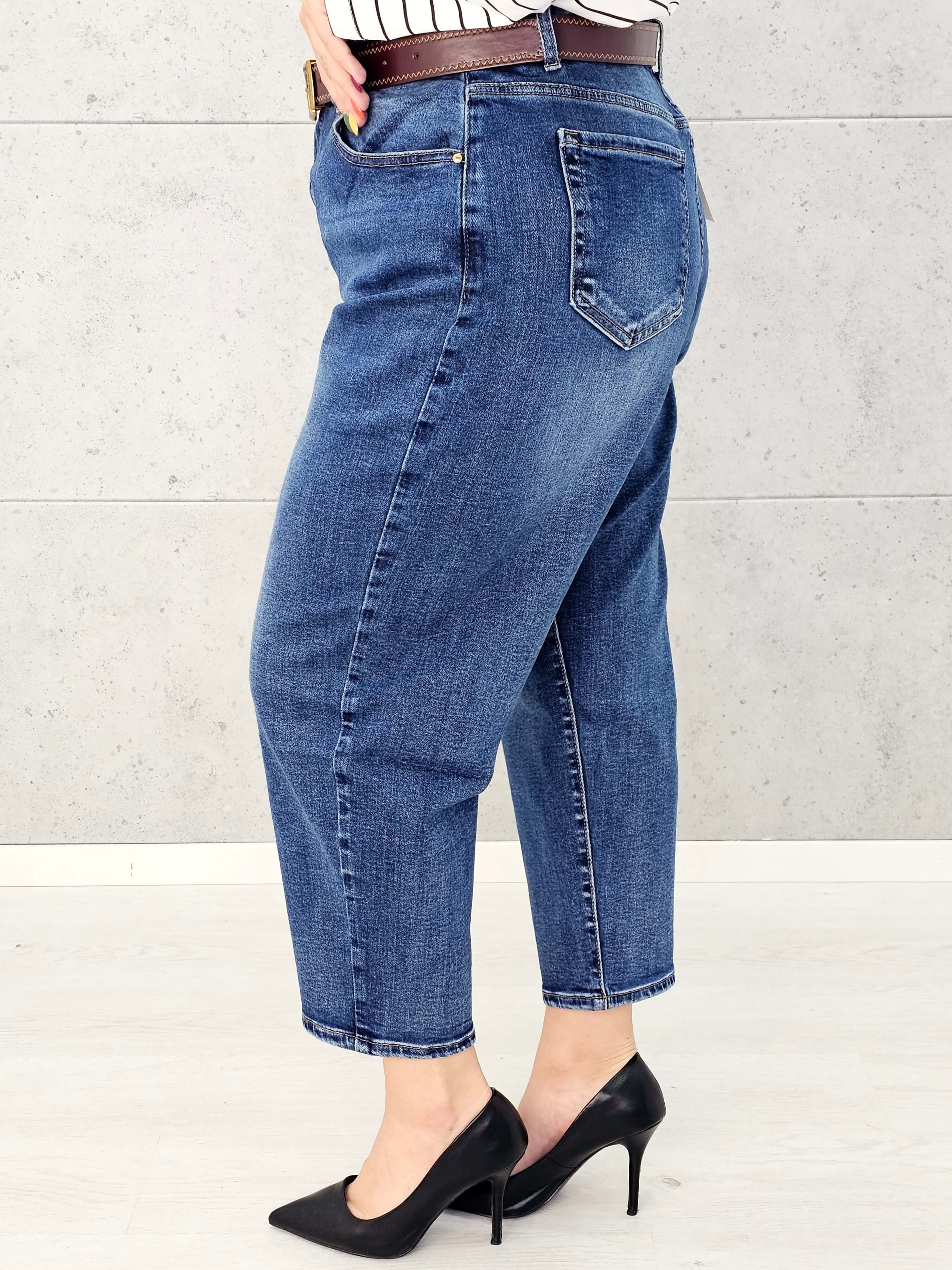 Spodnie jeansowe StylowaXL Mom Fit – wygodne i modne spodnie plus size Stylowa XL